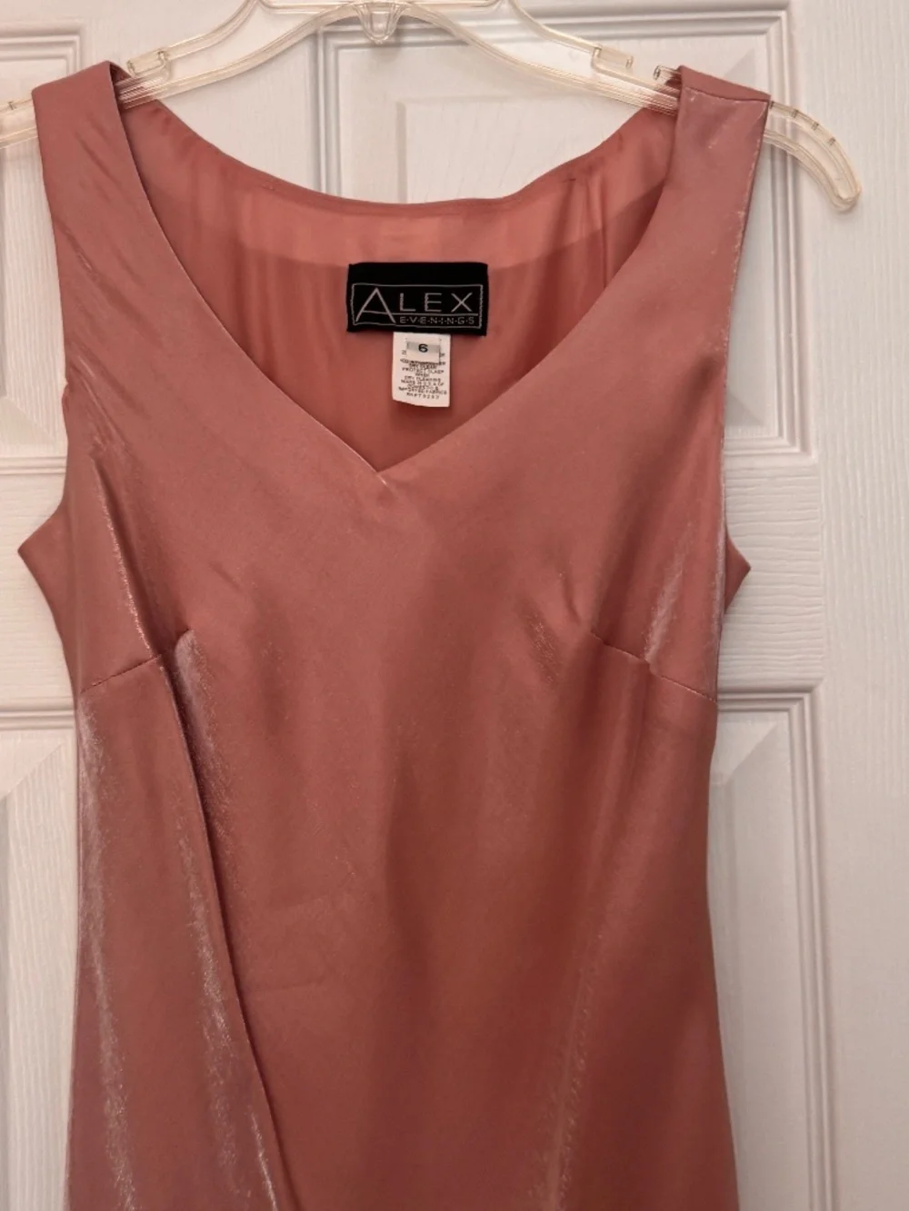 Alex Evenings Size 6 Dusty Rose Formal Gown & Jacket 2 Piece